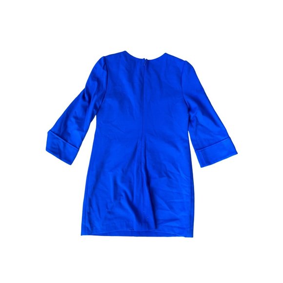 CYNTHIA STEFFE Blue Cutout Shift Dress Size 2 - Picture 2 of 7